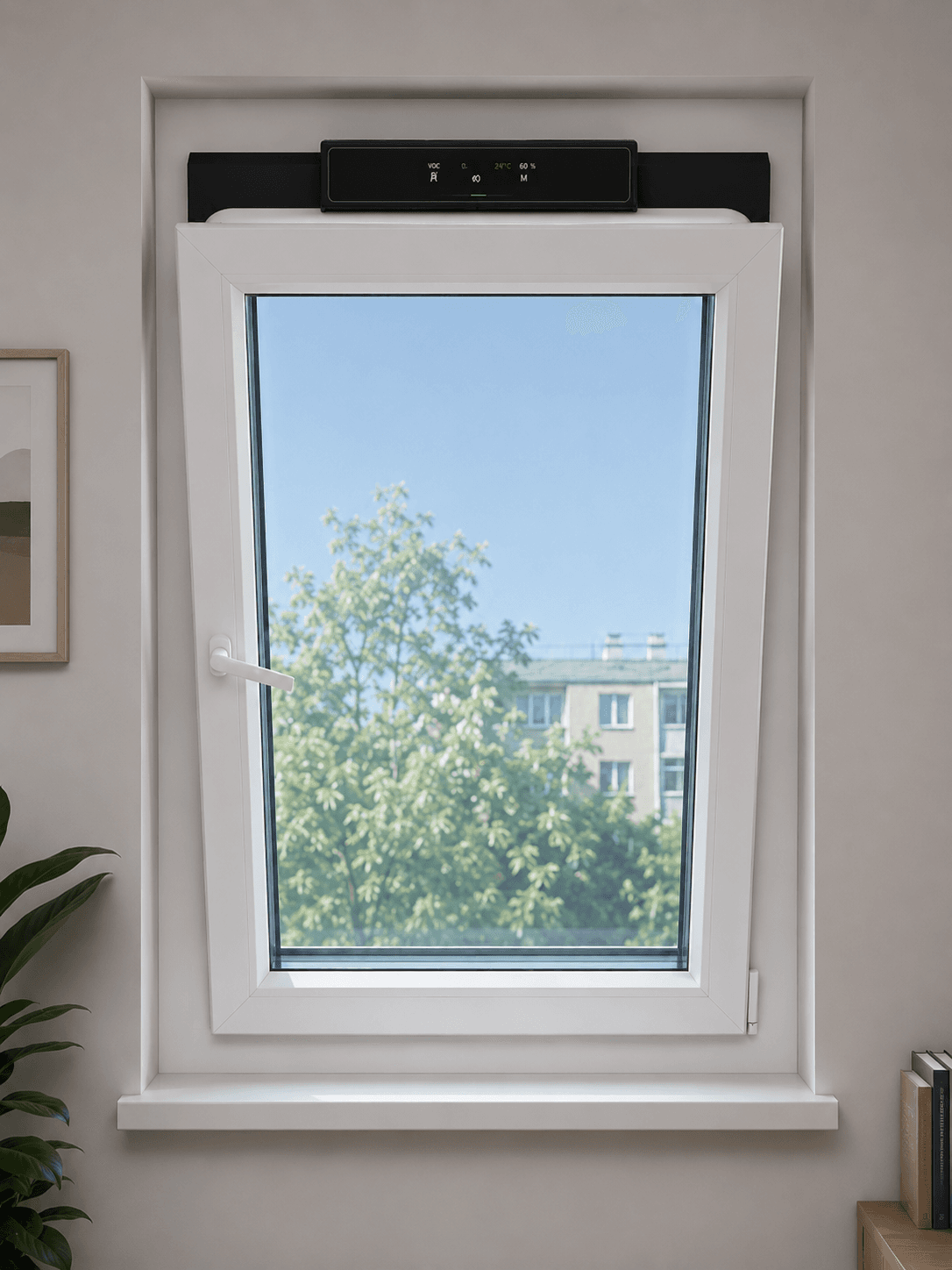 Smart Window Ventilation — front view