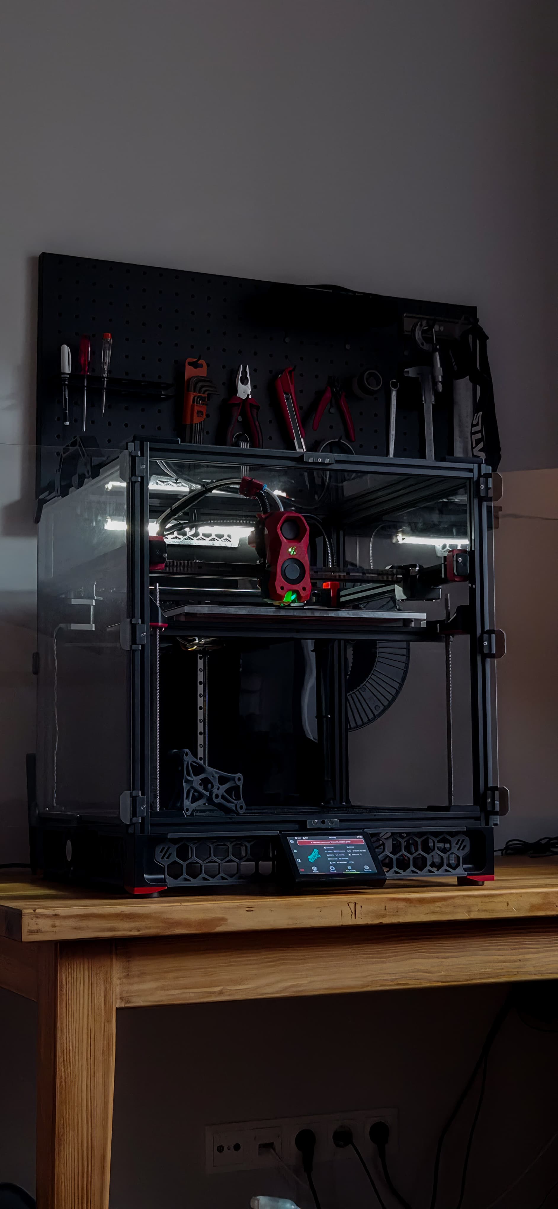 Our custom-built FDM 3D printer